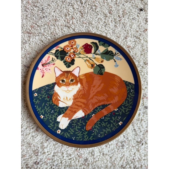 Other - Orange Tabby Cat 8" decorative Ceramic Plate special gifts crowning touch Japan